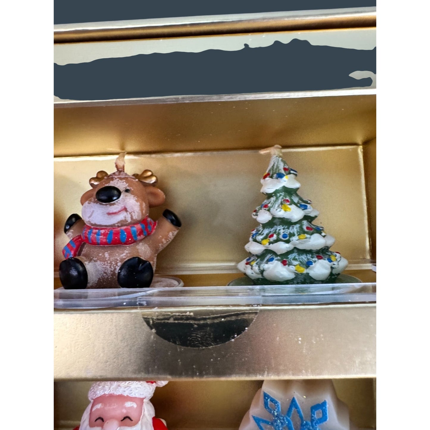 Southlake Gifts Christmas Candle Set 12 Days Mini Figures Assorted Handcrafted