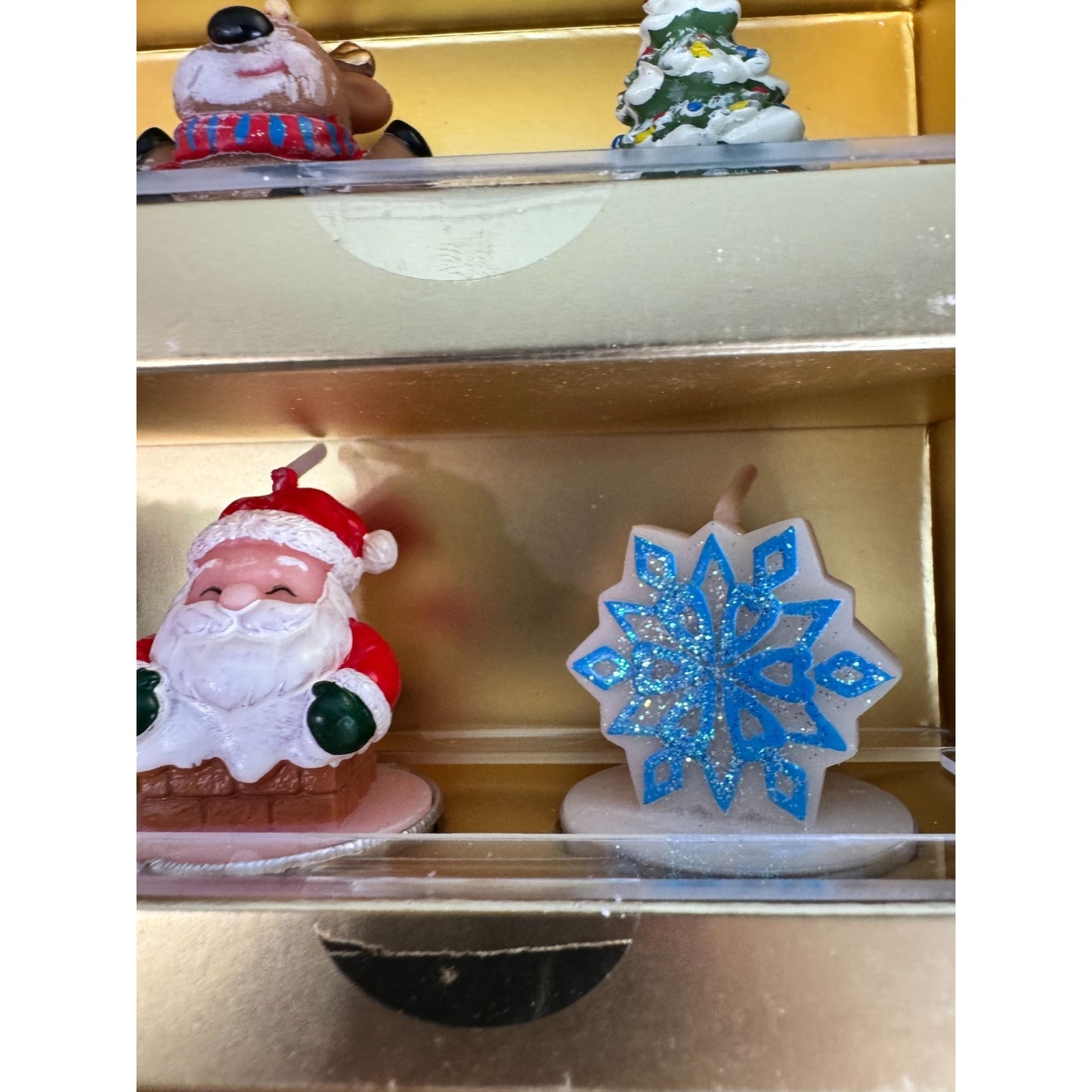 Southlake Gifts Christmas Candle Set 12 Days Mini Figures Assorted Handcrafted
