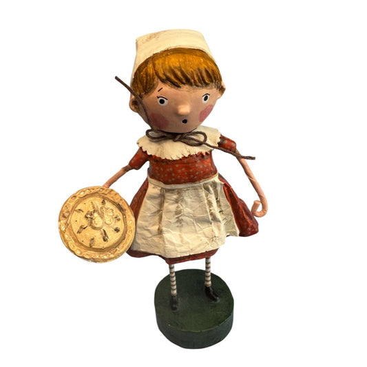 Lori Mitchell Patience Pilgrim Figurine 6" Thanksgiving Folk Art