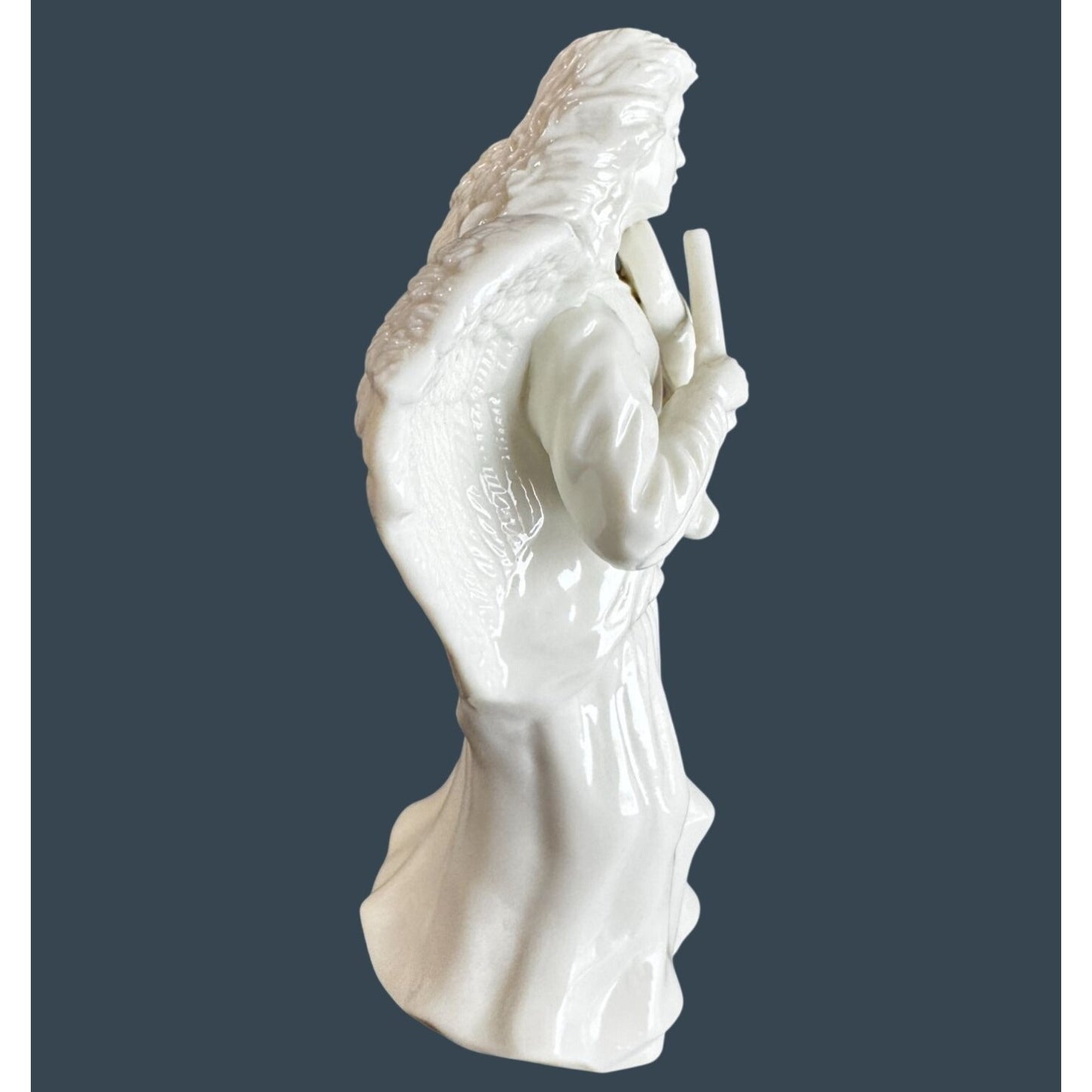 Lenox Angel Figurine Ivory Porcelain Nativity Musician 7 Inch