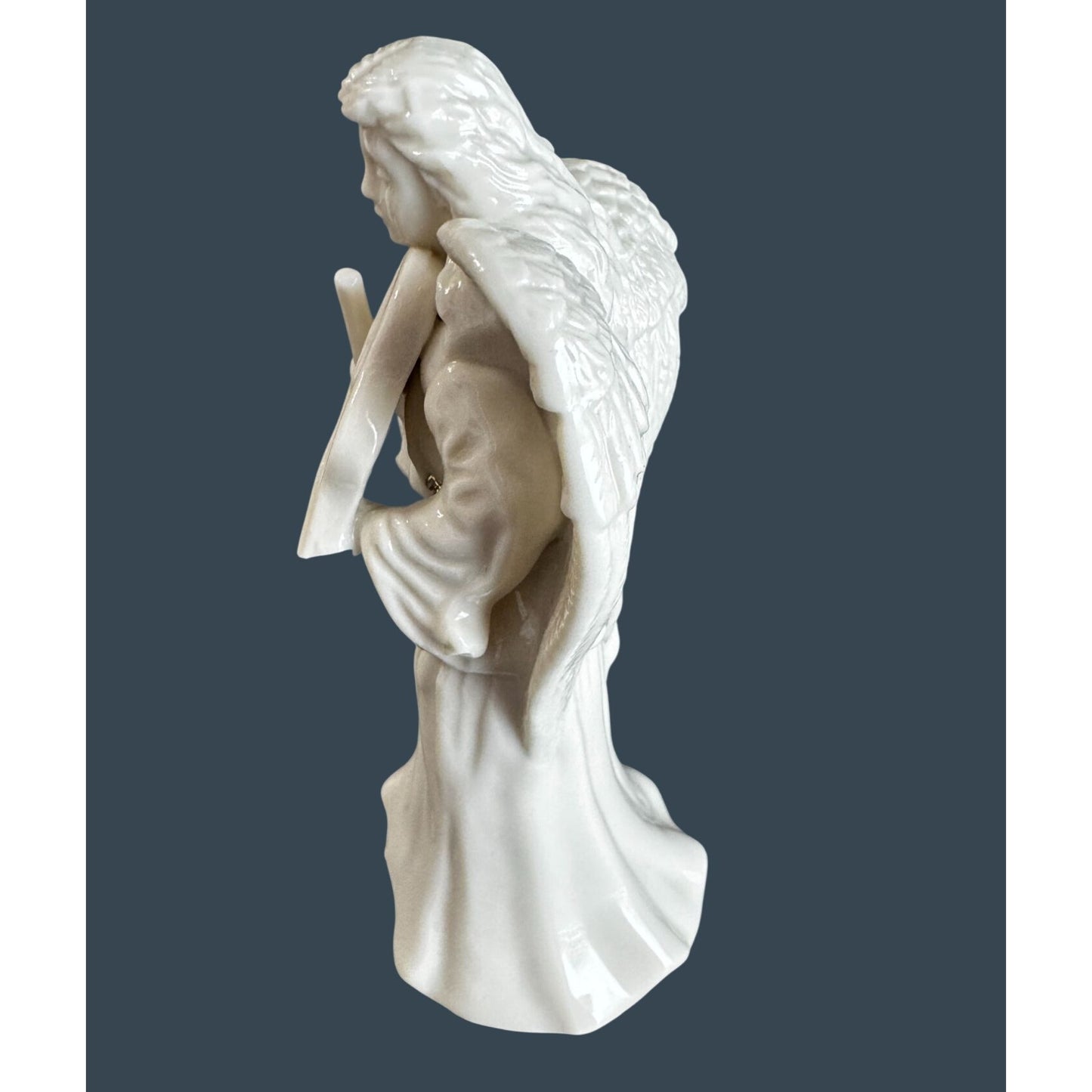 Lenox Angel Figurine Ivory Porcelain Nativity Musician 7 Inch