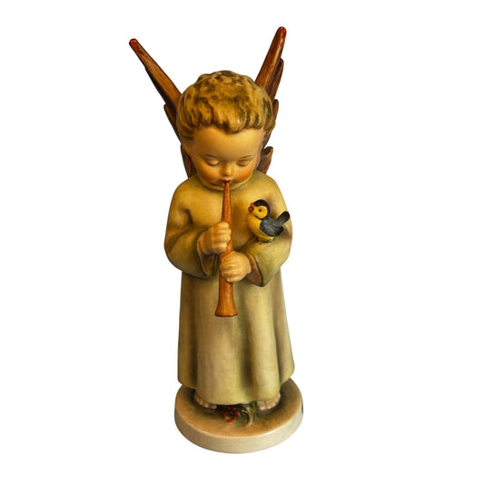 Goebel Hummel Festival Harmony Angel w/Bird Figurine HUM 757 8" West Germany