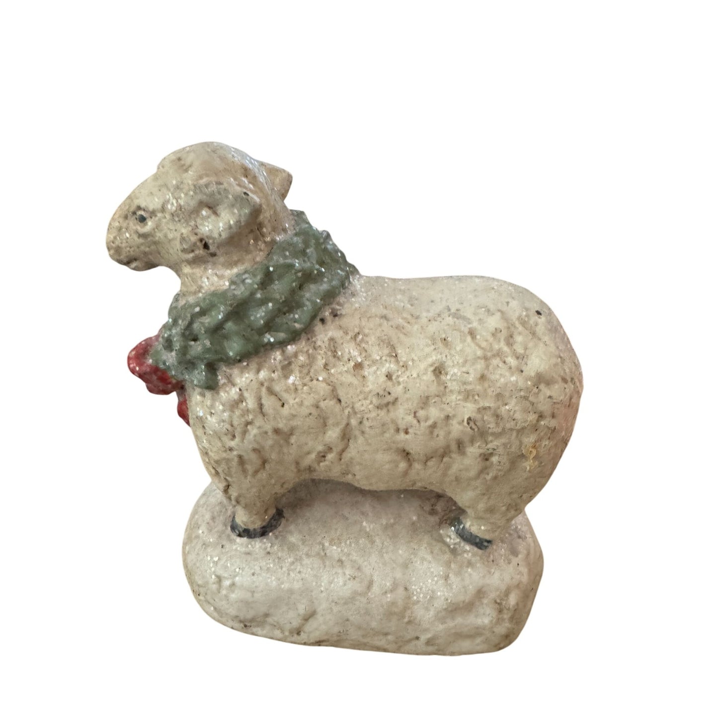Bethany Lowe Designs Christmas Lamb Figurine No Tag