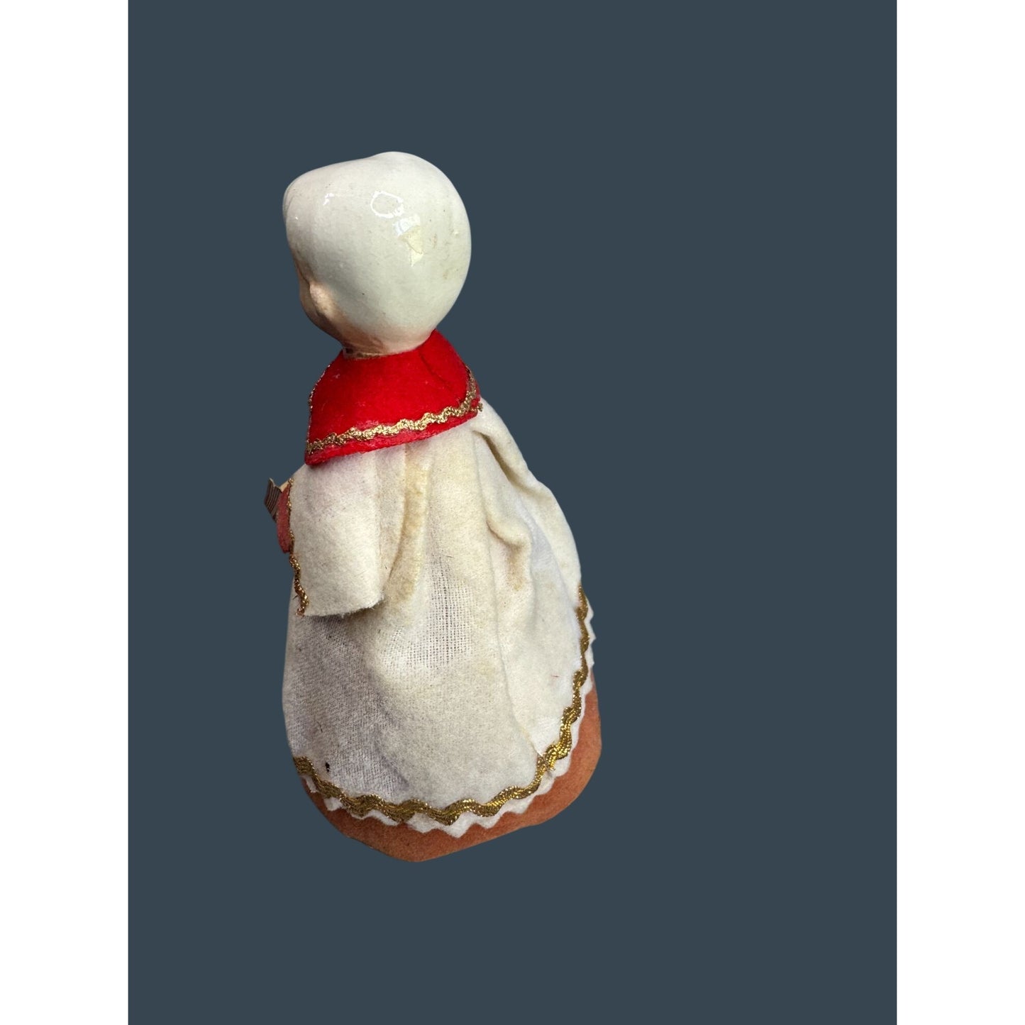Delta Novelty Choir Angel Japan Vintage Christmas Caroler Cardboard Robe 5"