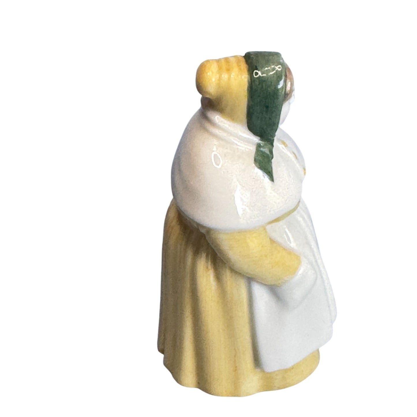 1976 Royal Worcester French Cook Candle Snuffer Hand-Painted Figurine England