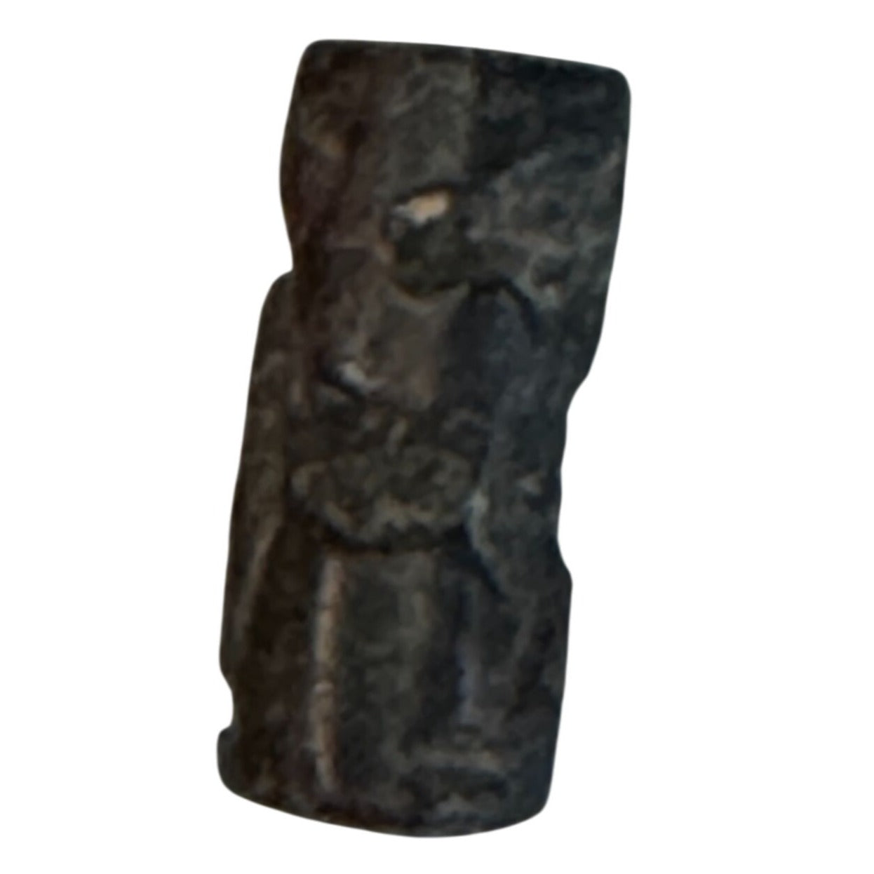 Antique Carved Stone Seal & Amulet Beads Indo-Persian Afghan Figures 7-Piece Lot