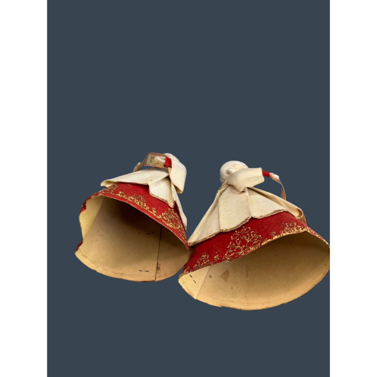 Holt Howard Choir Angels Cardboard Robes Japan Christmas Carolers 7 1/2" Pair