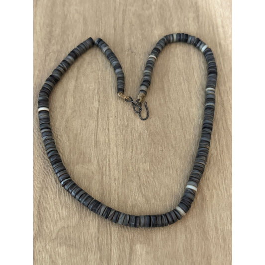 Vintage Hand-Strung Picasso Jasper Southwestern Necklace 18" Metal Hook Clasp