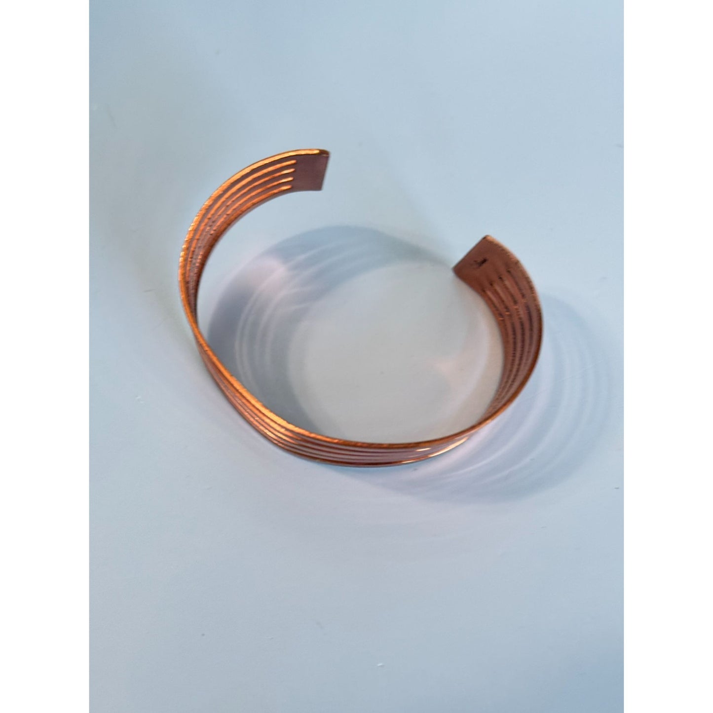 Renoir Copper Cuff Bracelet Circa 1940-1960 Openwork Design Made In USA