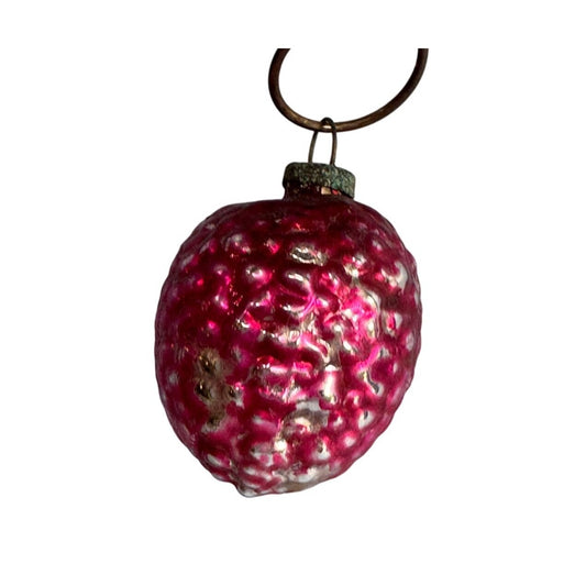 Antique Miniature Blown Glass Berry Ornament Germany 1"
