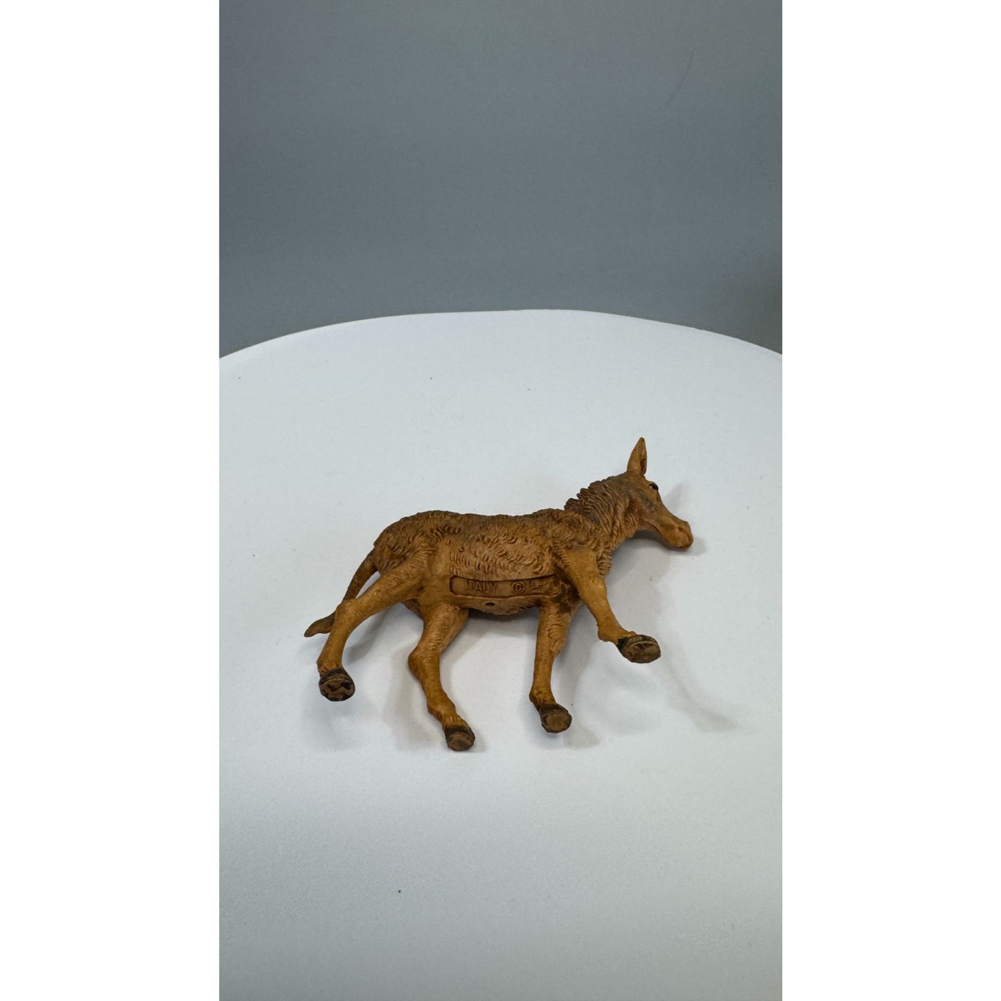 Fontanini Donkey Nativity Figure Depose Italy Spider Mark 4" Scale 4" x 3 1/2"