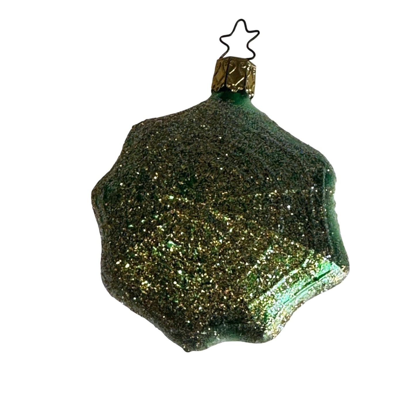 Old World Christmas Glass Ornament Spider on Web 3" Retired w/ Box Glitte