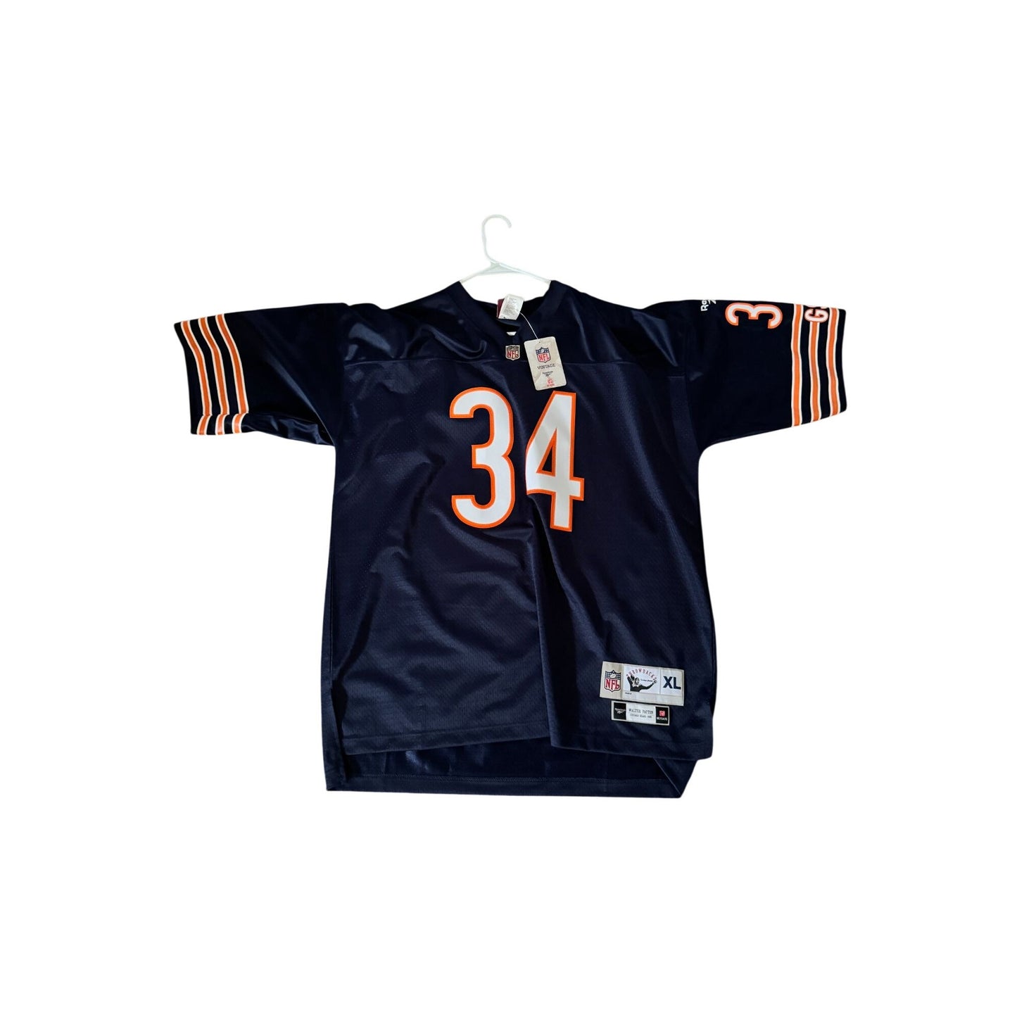 Walter Payton Chicago Bears Throwback Jersey Reebok NFL Vintage Collection XL NWT