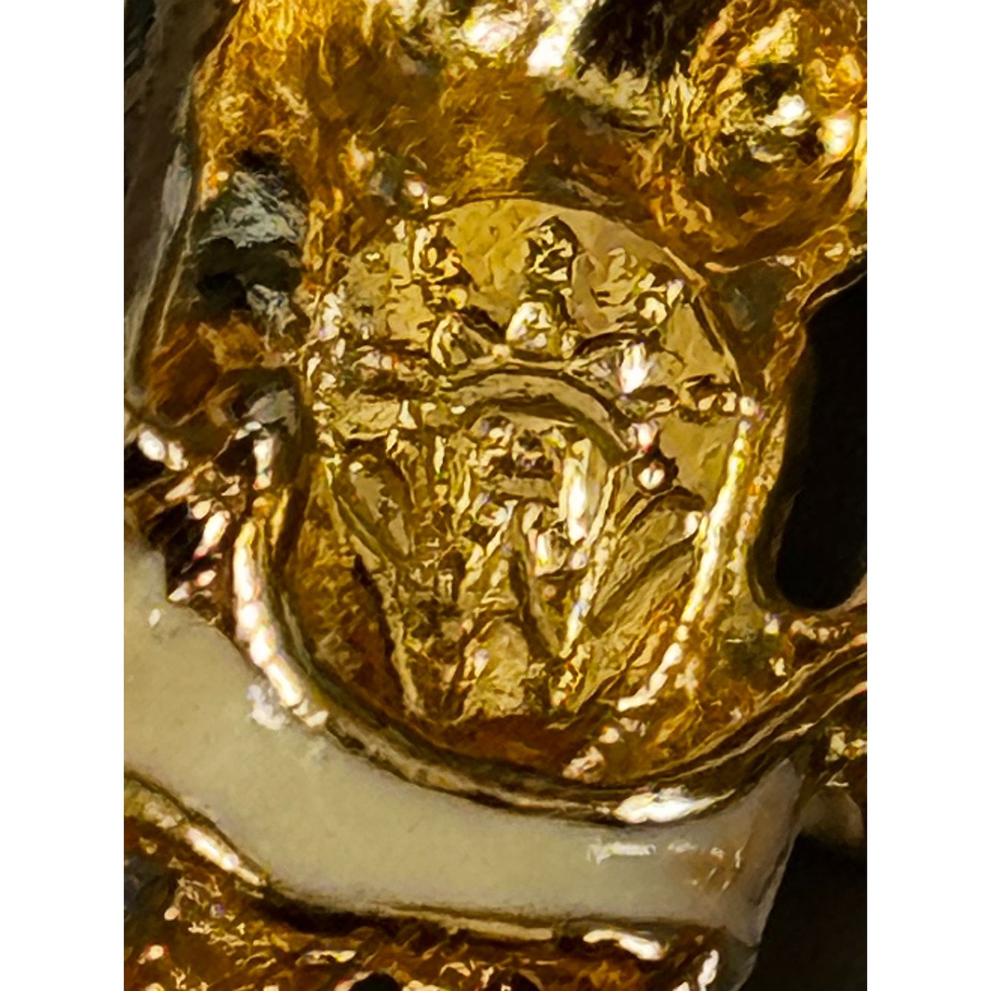 Hutton Wilkinson Mermaid Brooch Swarovski Crystal Red Coral Crown 3" 1990s Signed