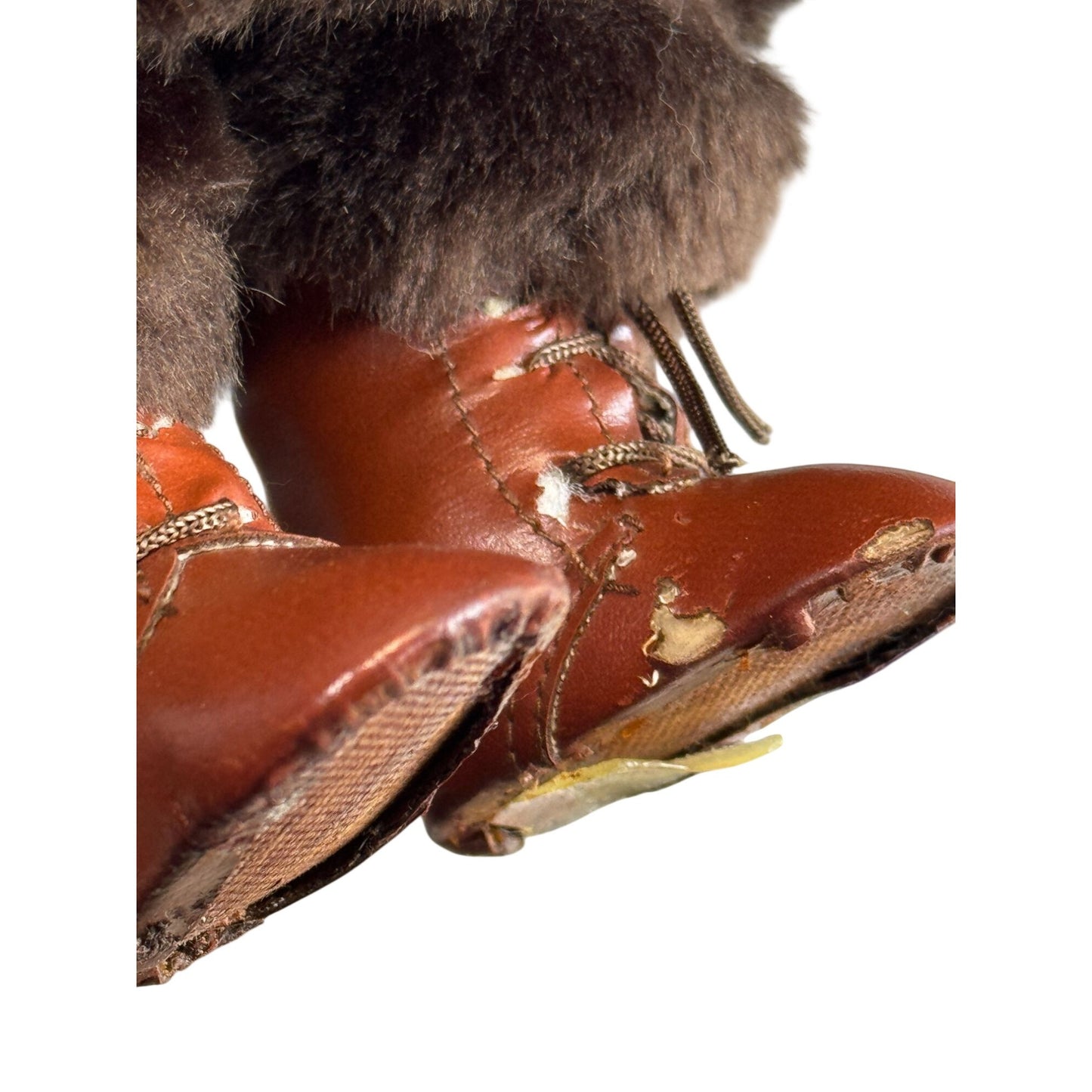 Lynn West Father Christmas Figurine 19" Green Velvet Fur Signed 1986 Limited Edition