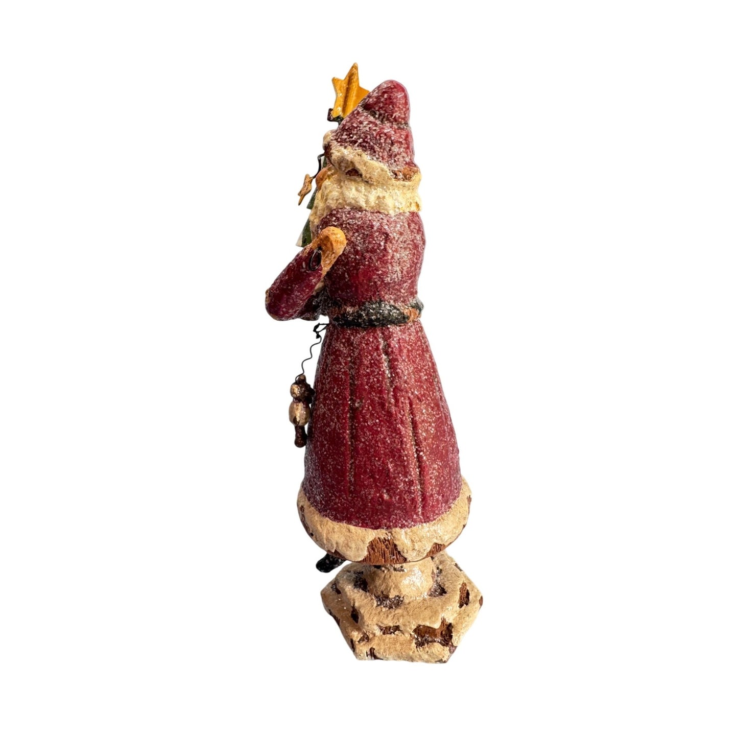 Jiggly Santa Claus Figurine With Articulated Limbs 9.5" Tall By Pacific Rim