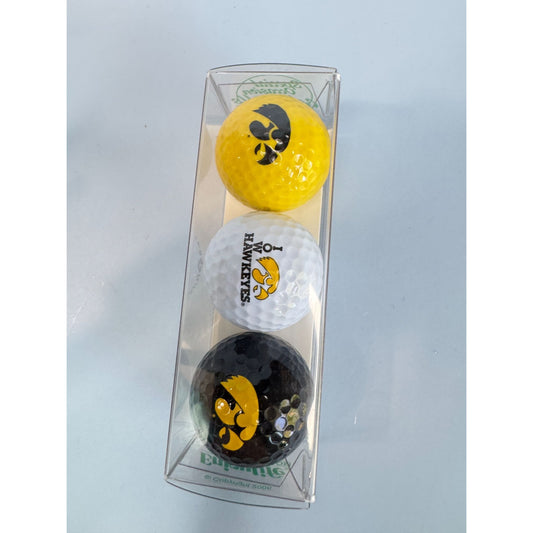 Iowa Hawkeyes Golf Ball 3-Pack By Top Flite