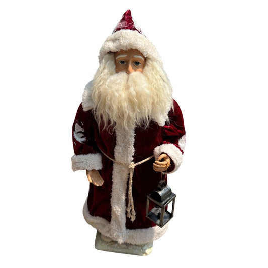 Bethany Lowe Large Santa Claus Father Christmas Figure With Lantern 25" Signed