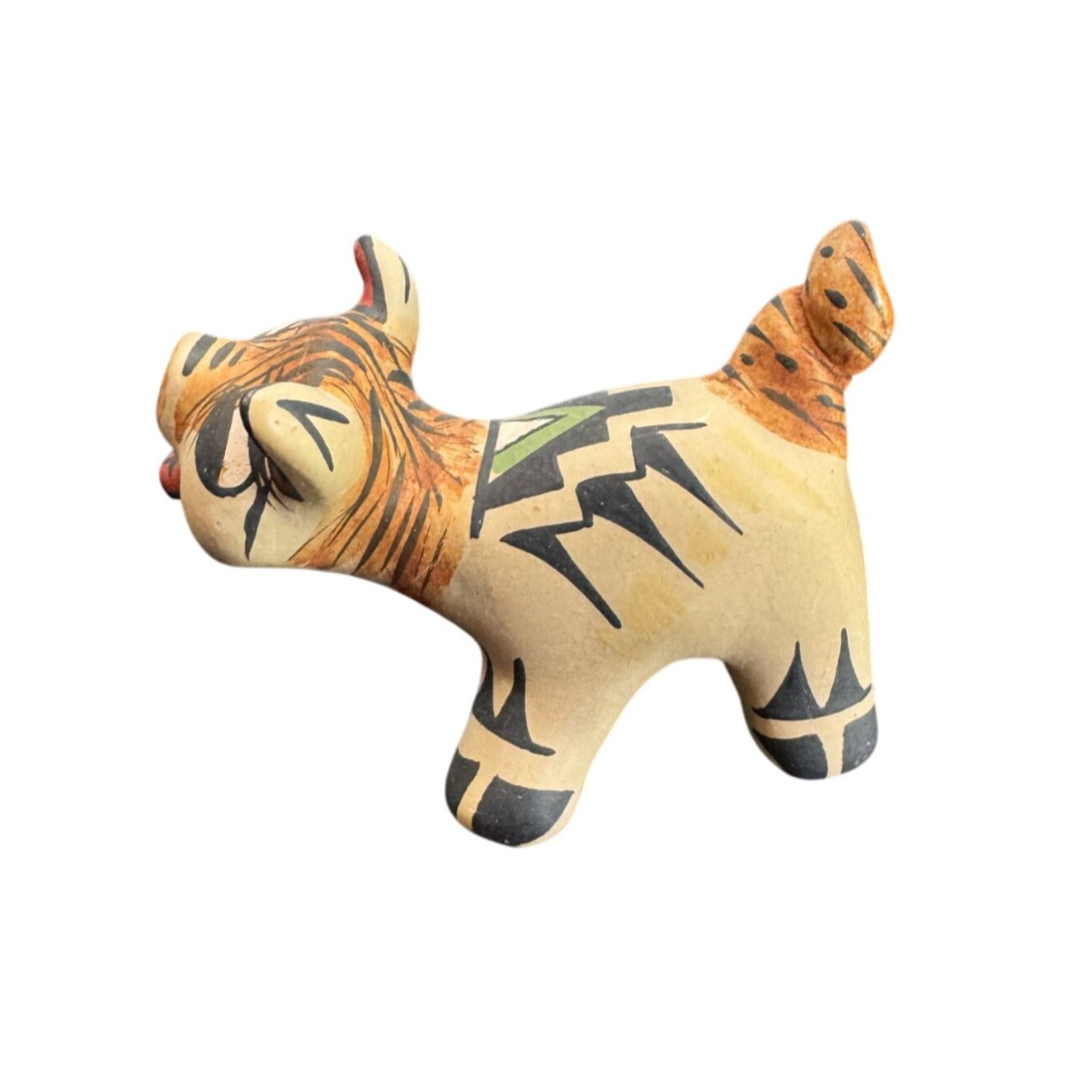 Stephanie Naranjo Santa Clara Pueblo Pig Pottery Figure Signed 3 1/2"