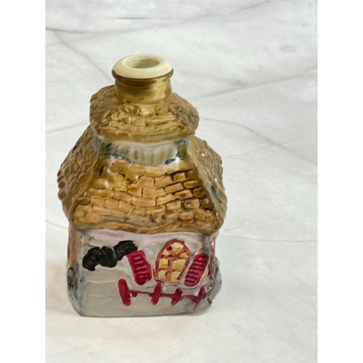 Vintage Old World Christmas Halloween Haunted House Glass Light Cover